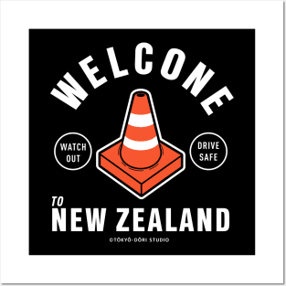 Welcone to New Zealand! (Dark Apparel) Posters and Art